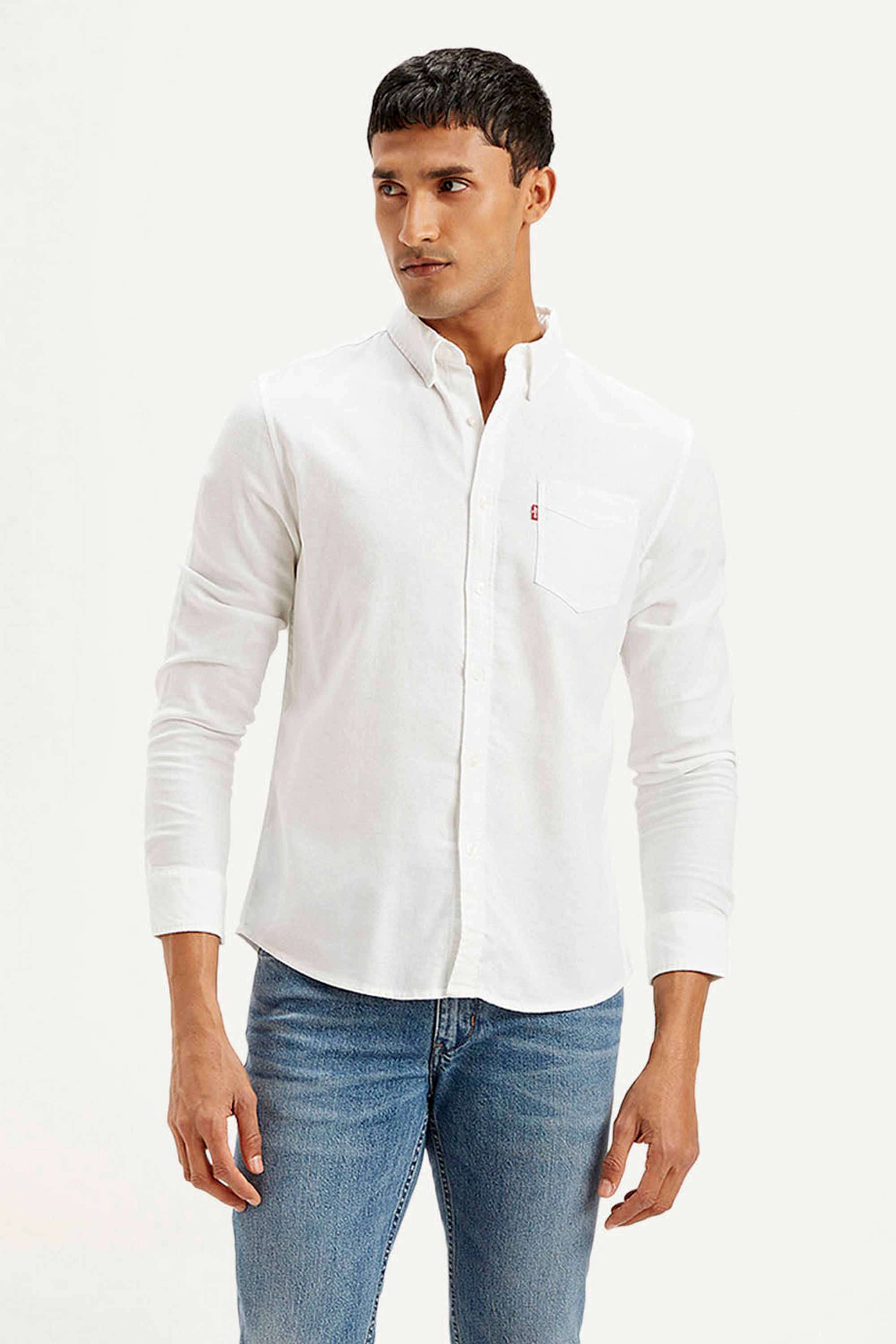 Solid-Cotton-Slim-Fit-Men-s-Shirt