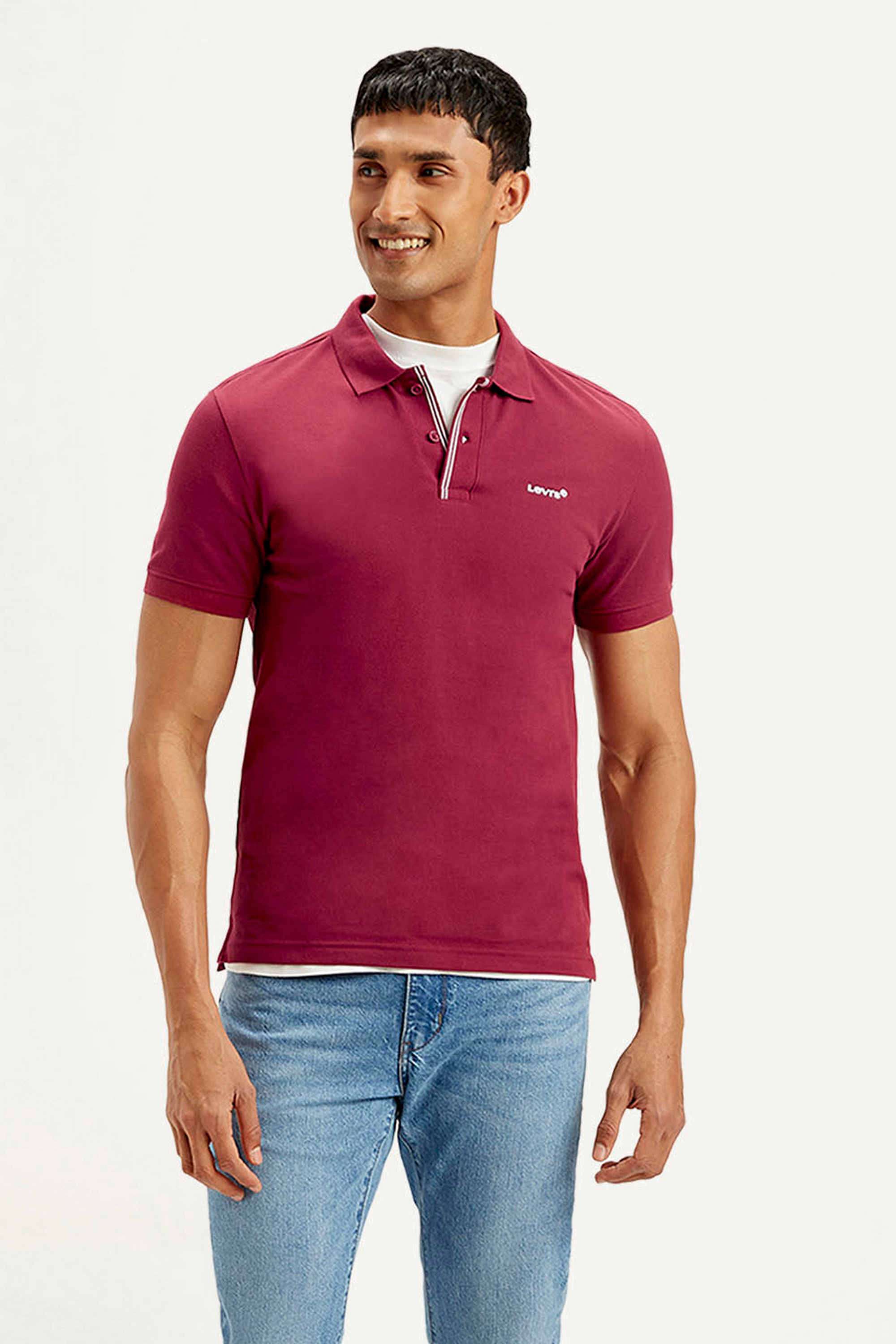 Solid-Cotton-Polo-Men-s-T-Shirt