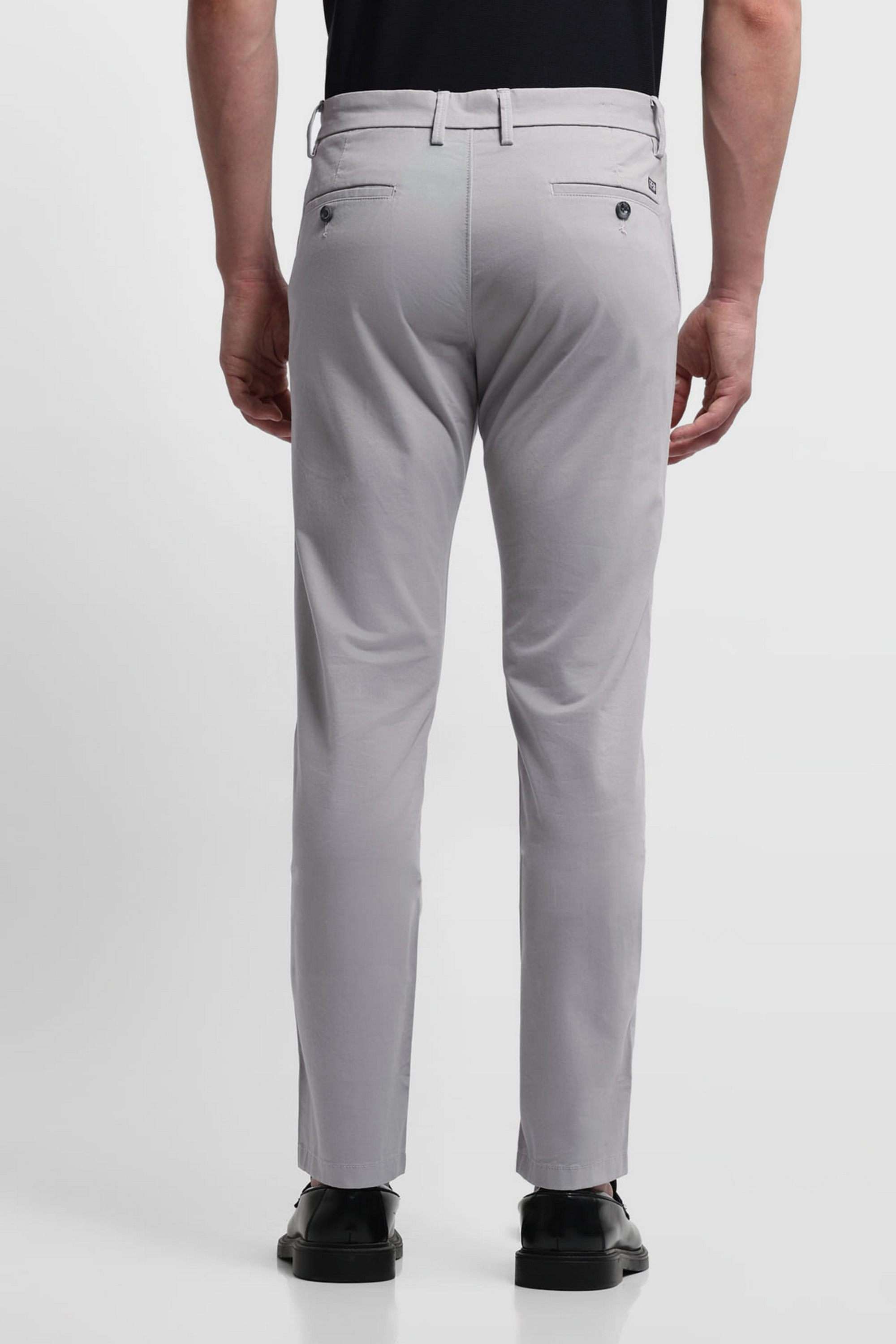 Solid-Cotton-Slim-Fit-Men-s-Casual-Trousers