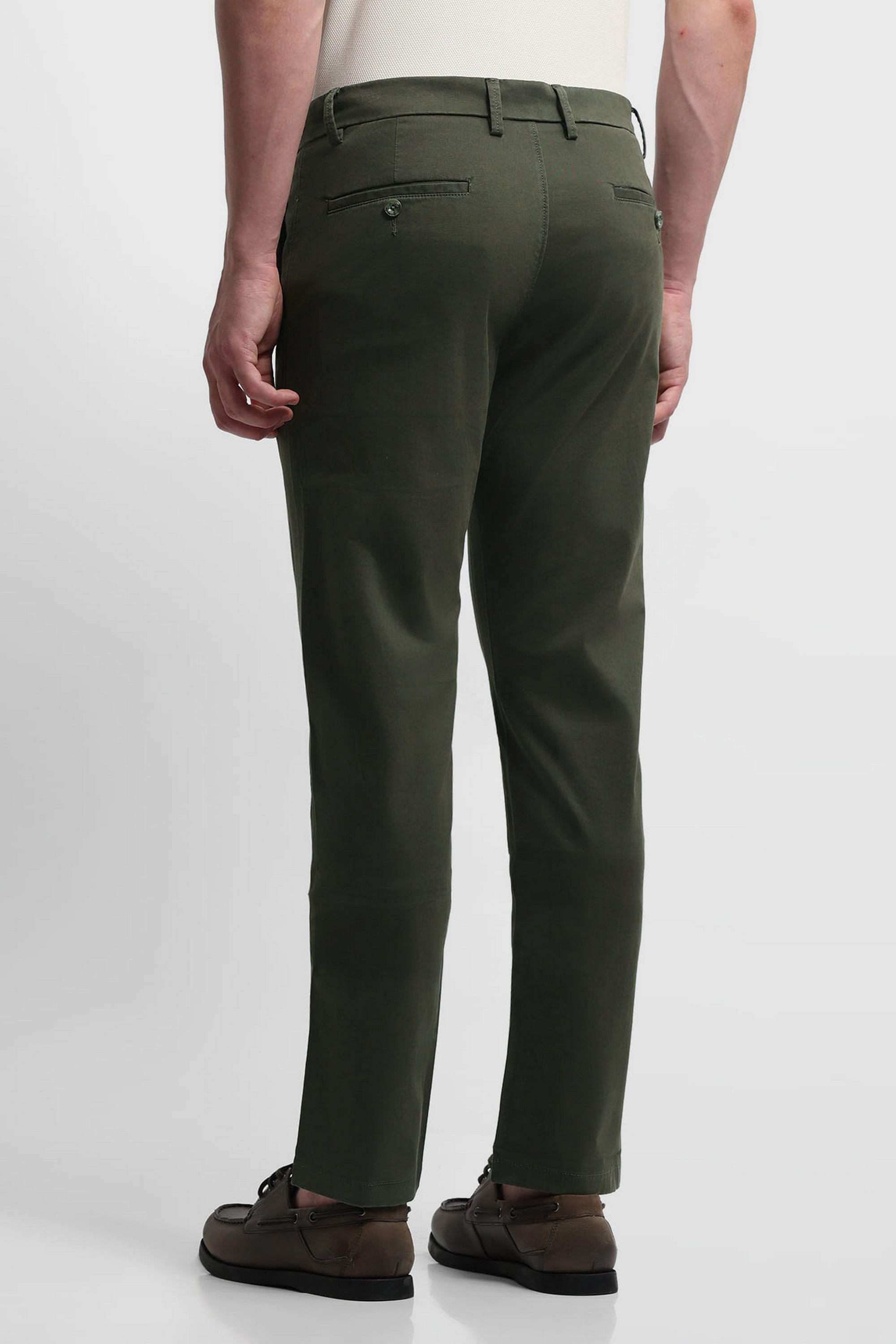 Solid-Cotton-Slim-Fit-Men-s-Casual-Trousers