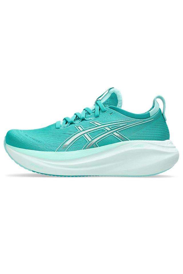 GEL-NIMBUS-27-Synthetic-Fiber-Women-s-Sports-Shoes---Wave-Teal/Illuminate-Mint