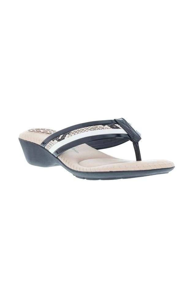 PU-Slip-On-Round-Toe-Womens-Casual-Flip-Flops