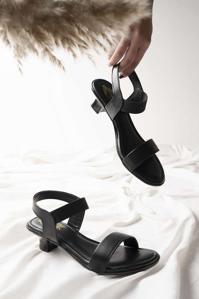 Buy Shoetopia Black Synthetic Slipon Girls Casual Sandals