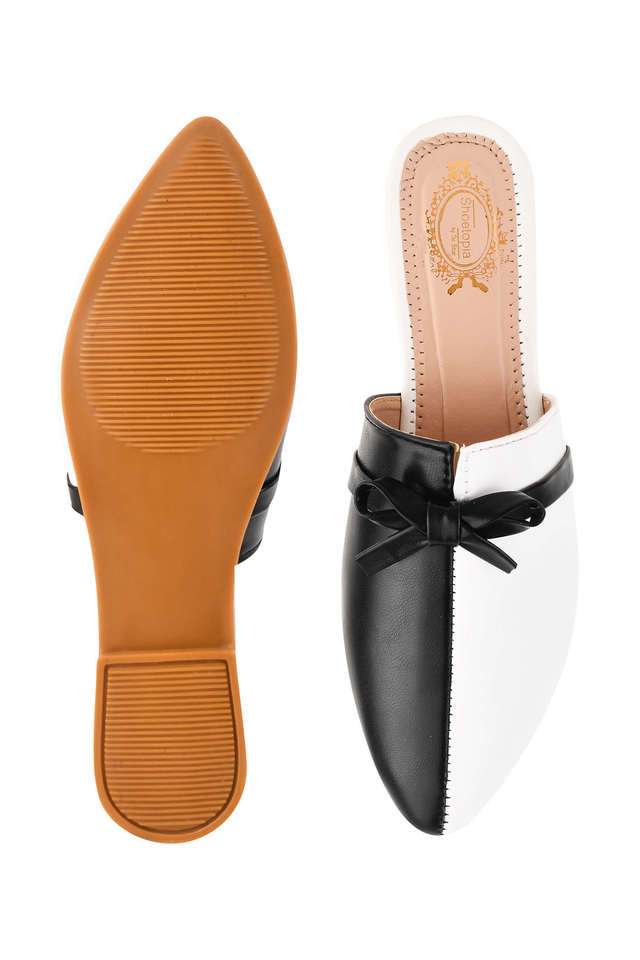 Shoetopia Girls Mule Shoes Buy Shoetopia White Synthetic Slipon