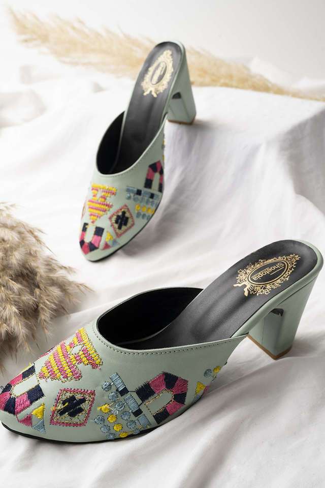 Buy Shoetopia Black Suede Slipon Girls Casual Mules Shoppers Stop