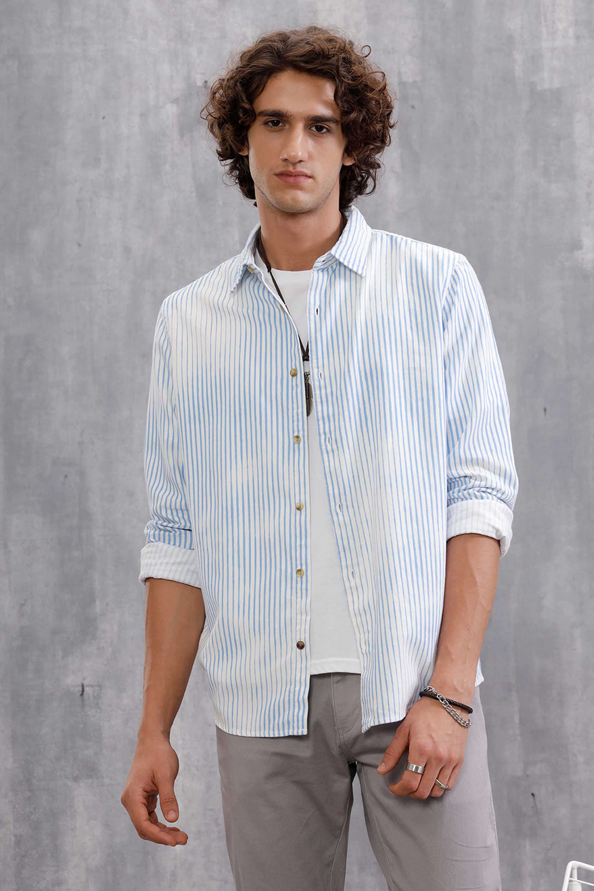 Stripes-Cotton-Regular-Fit-Men-s-Casual-Wear-Shirt