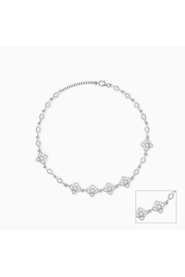 Silver-Zircon-Studded-Square-Anklet