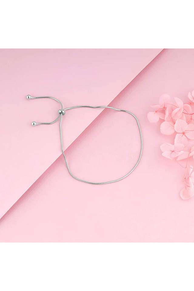 Silver-Classic-Slider-Anklet