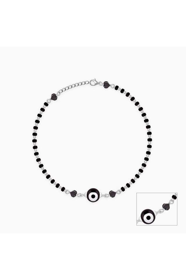 Silver-Black-Evil-Eye-Anklet