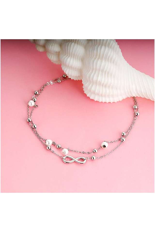 Stylish-Zircon-Spring-Ring-Clasp-Western-Womens-Anklet
