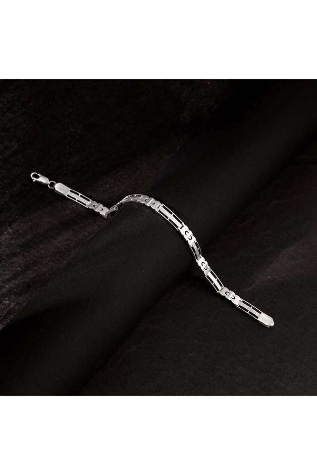 Silver-Swagger-Bracelet-For-Him