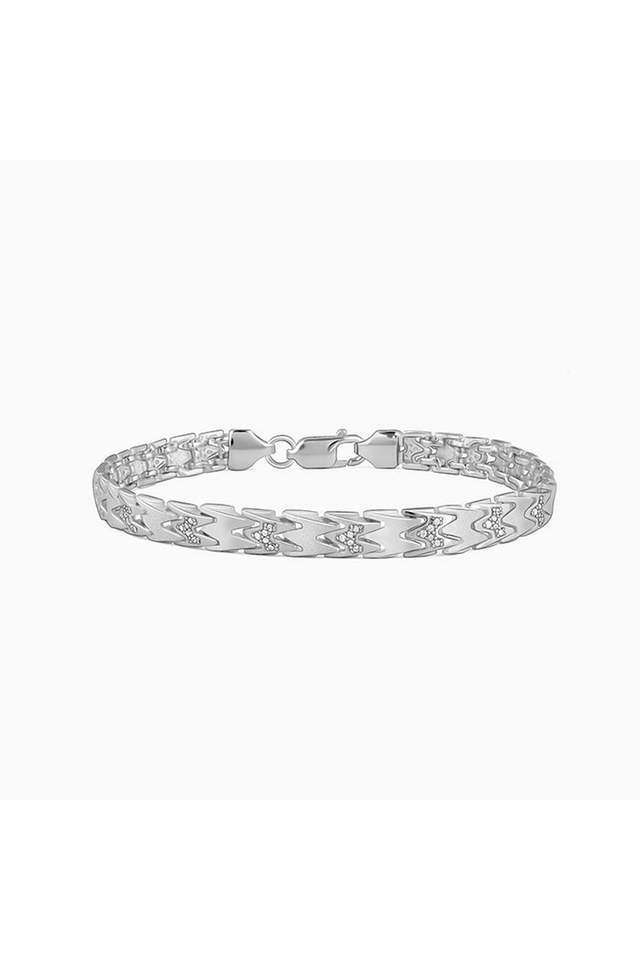 Silver-Fearless-Bracelet-For-Him