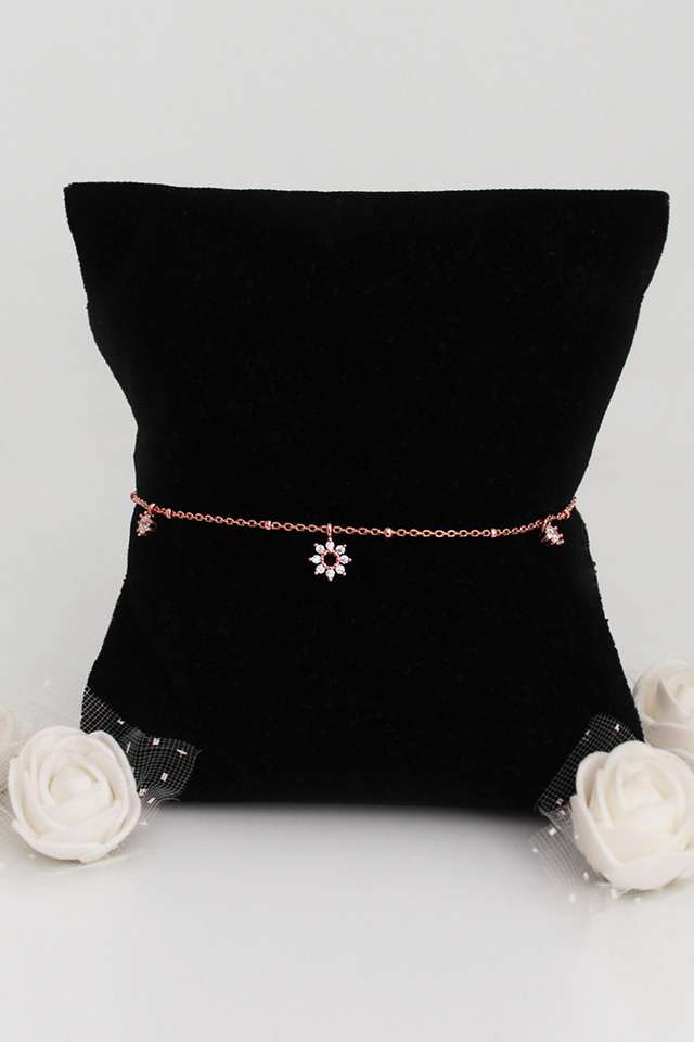 Sterling-Silver-Stylishcubic-Zirconia-Womens-Western-Bracelet