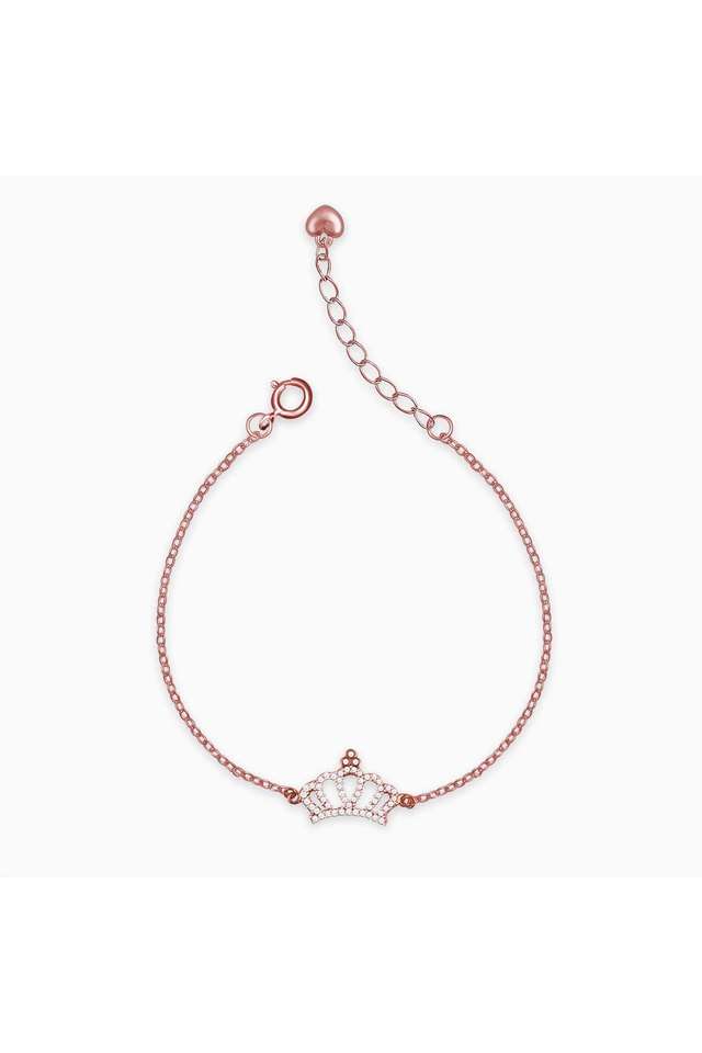 Womens-Rose-Gold-And-Sterling-Silver-Western-Bracelet