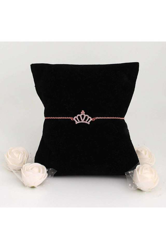 Womens-Rose-Gold-And-Sterling-Silver-Western-Bracelet