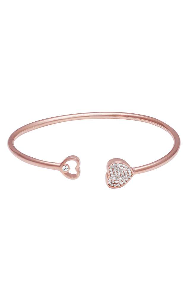 Sterling-Silver-Stylishcubic-Zirconia-Womens-Western-Bracelet