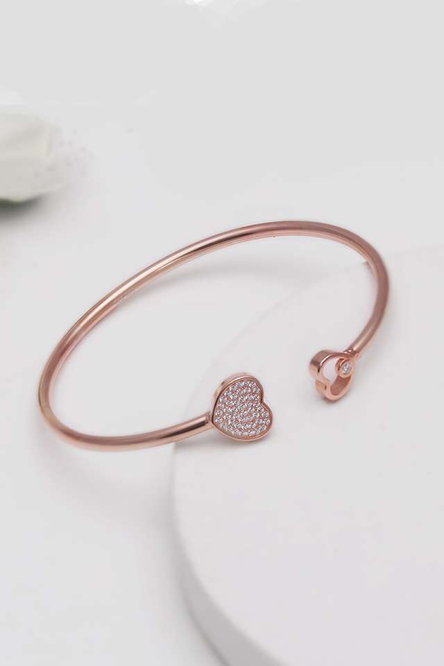 Sterling-Silver-Stylishcubic-Zirconia-Womens-Western-Bracelet