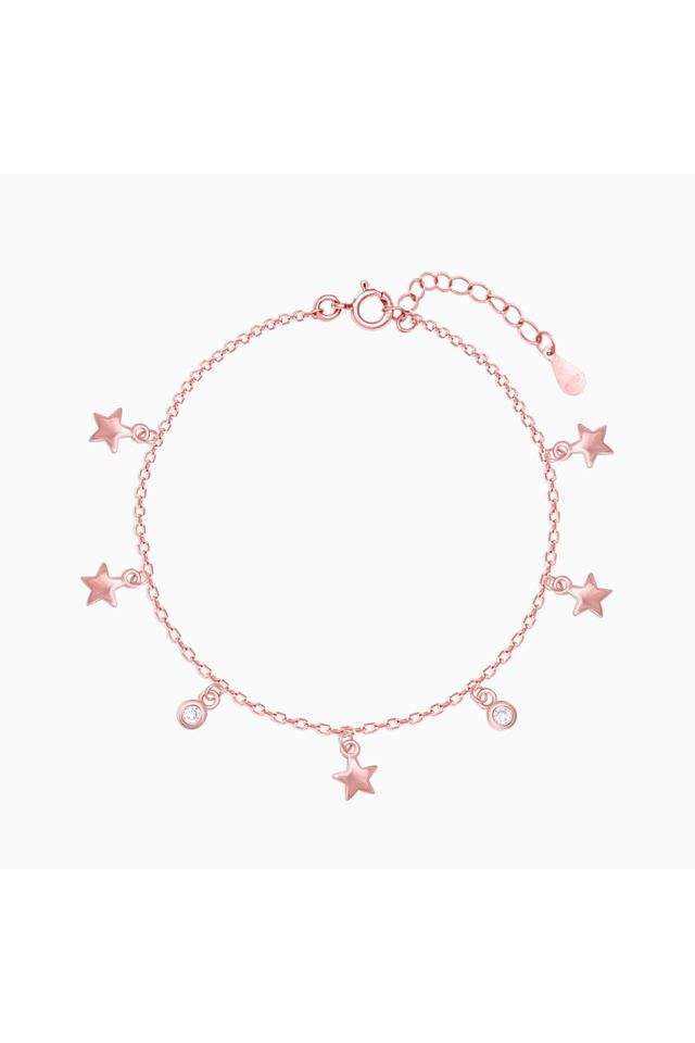 Valentines-Rose-Gold-Women-s-Spring-Ring-Clasp-Bracelet