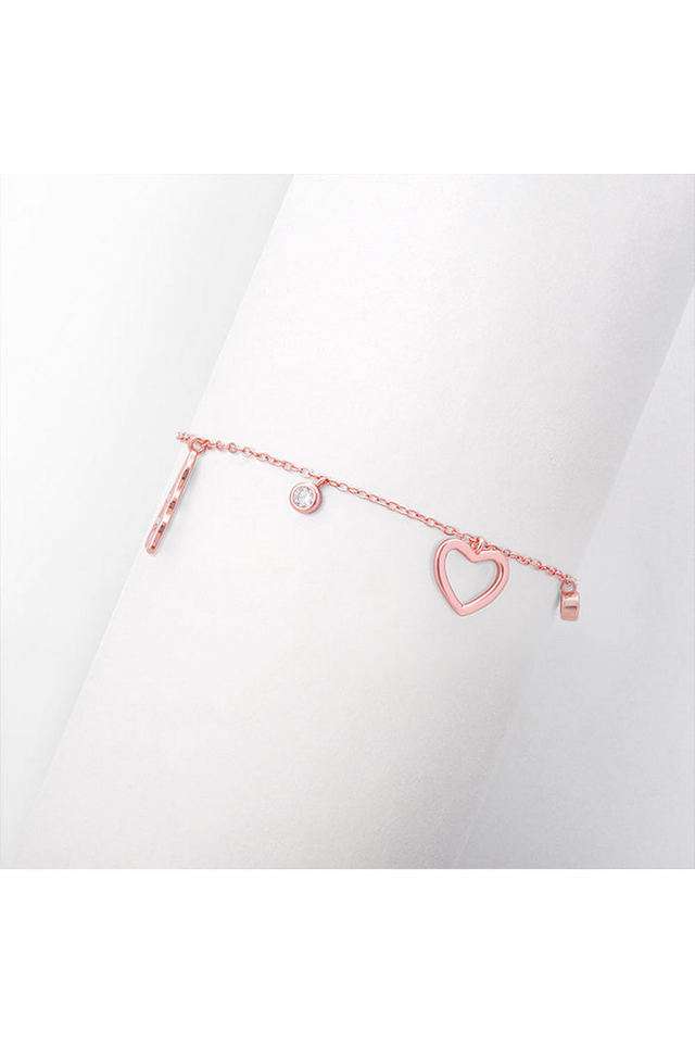 Womens-Rose-Gold-And-Sterling-Silver-Western-Bracelet