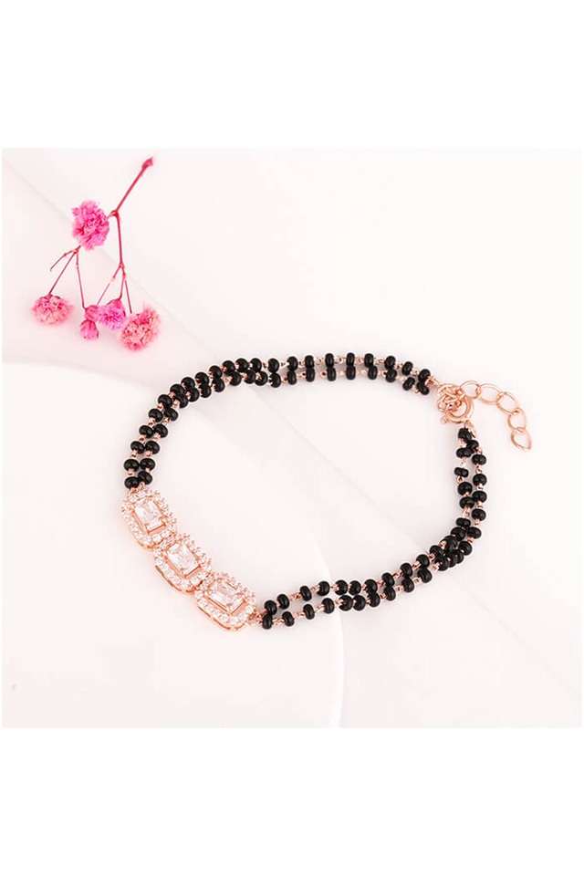 Stylish-Zircon-Spring-Ring-Clasp-Western-Womens-Bracelet
