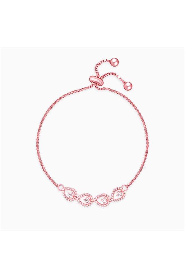 Stylish-Zircon-Spring-Ring-Clasp-Western-Womens-Bracelet