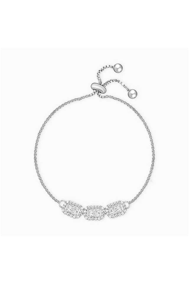 Stylish-Zircon-Spring-Ring-Clasp-Western-Womens-Bracelet