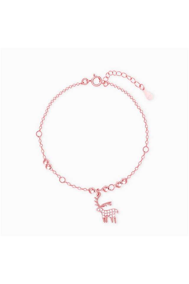 Stylish-Zircon-Spring-Ring-Clasp-Western-Womens-Bracelet