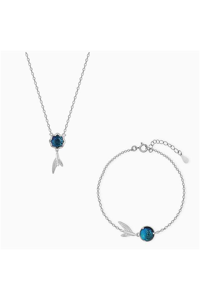 Stylish-Zircon-Fish-Hook-Clasp-Western-Womens-Jewellery-Set