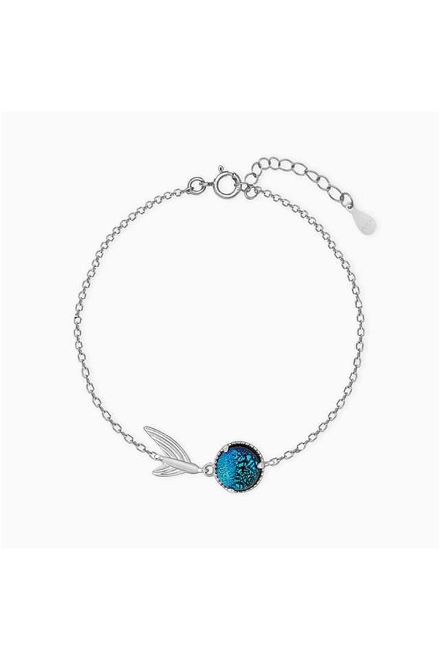 Stylish-Zircon-Spring-Ring-Clasp-Western-Womens-Bracelet