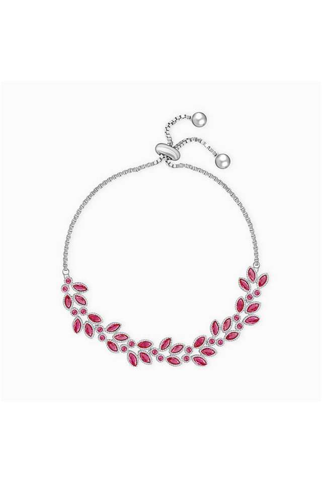 Stylish-Zircon-Spring-Ring-Clasp-Western-Womens-Bracelet