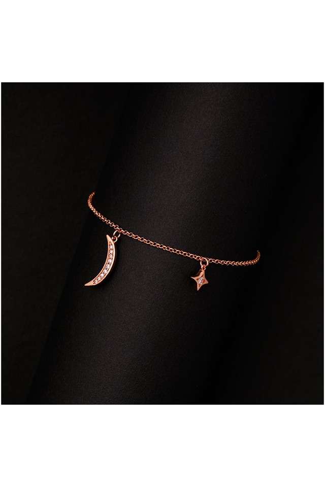Stylish-Zircon-Spring-Ring-Clasp-Western-Womens-Bracelet
