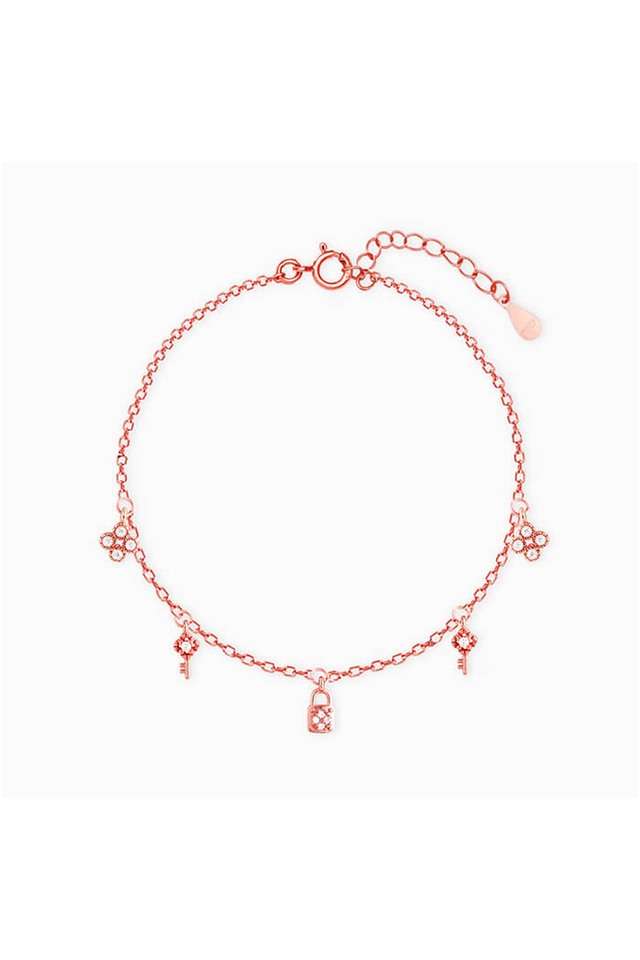 Stylish-Zircon-Spring-Ring-Clasp-Western-Womens-Bracelet