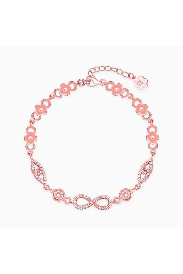 Valentines-Rose-Gold-Women-s-Spring-Ring-Clasp-Bracelet