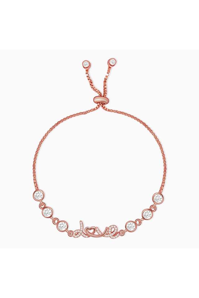 Womens-Rose-Gold-And-Sterling-Silver-Western-Bracelet