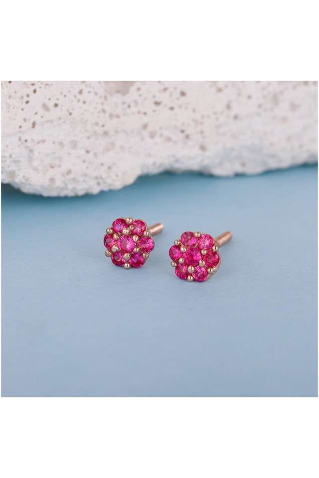 Stylish-Zircon-Push-Back-Clasp-Western-Womens-Earrings