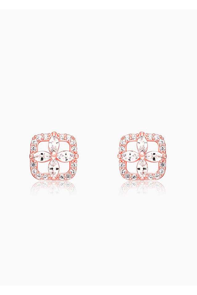Rose-Gold-Shimmer-Stud-Earrings