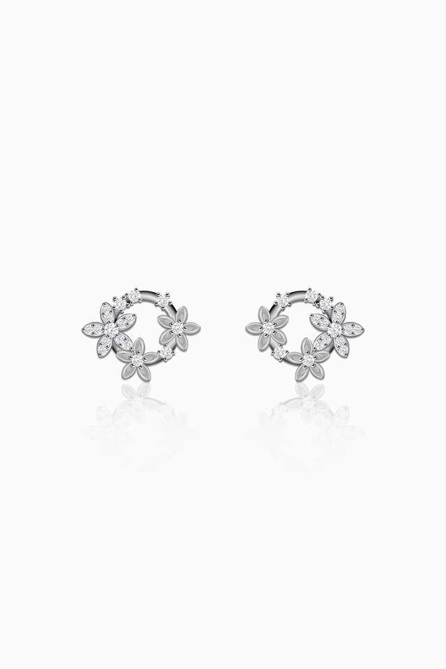 Sterling-Silver-Cubic-Zirconia-Womens-Western-Bracelet