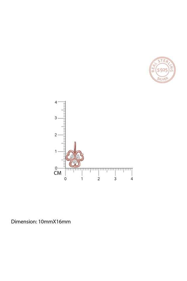 Valentines-Rose-Gold-Women-s-Push-Back-Clasp-Earrings