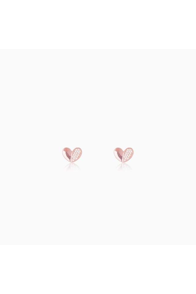 925-Sterling-Silver-Zircon-Stone-Women-Western-Wear-Rosegold-Plated-Earrings