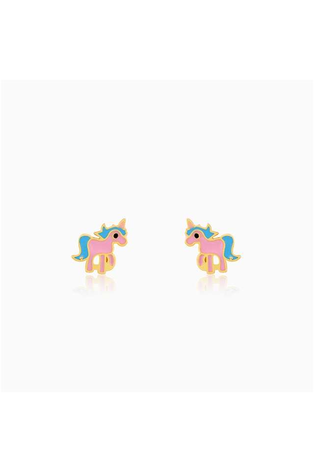 Stylish-Zircon-Push-Back-Clasp-Western-Kids-Earrings