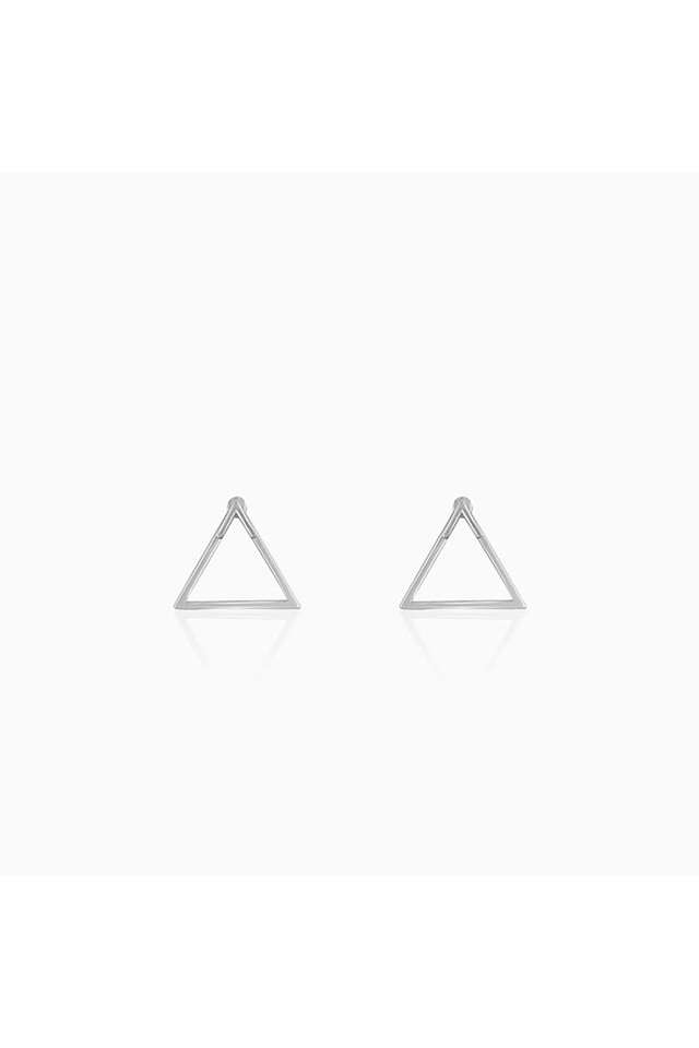 Victory-Triangle-Sterling-Silver-Womens-Western-Earrings