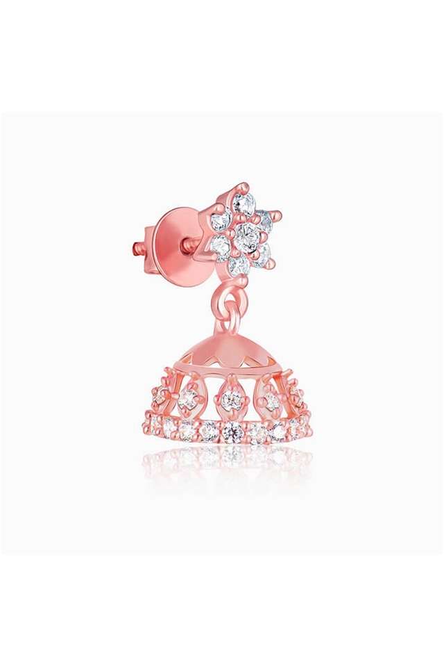 Stylish-Zircon-Push-Back-Clasp-Western-Womens-Earrings