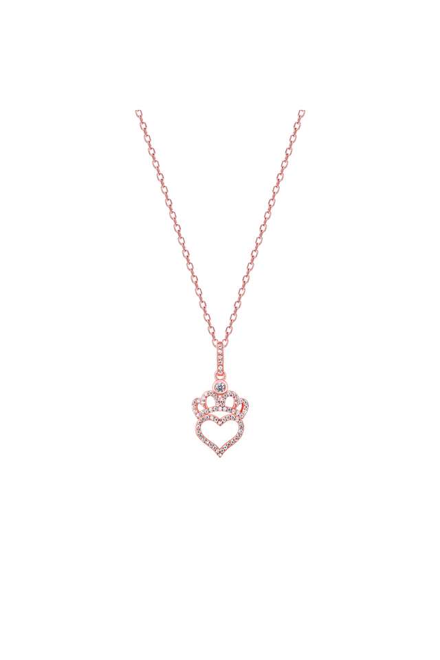 Rose-Gold-Fish-Hook-Clasp-Heart-Design-Pendant