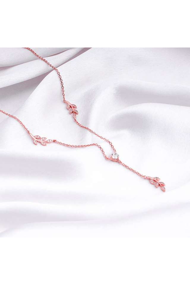 Rose-Gold-Leaf-Lariat-Necklace