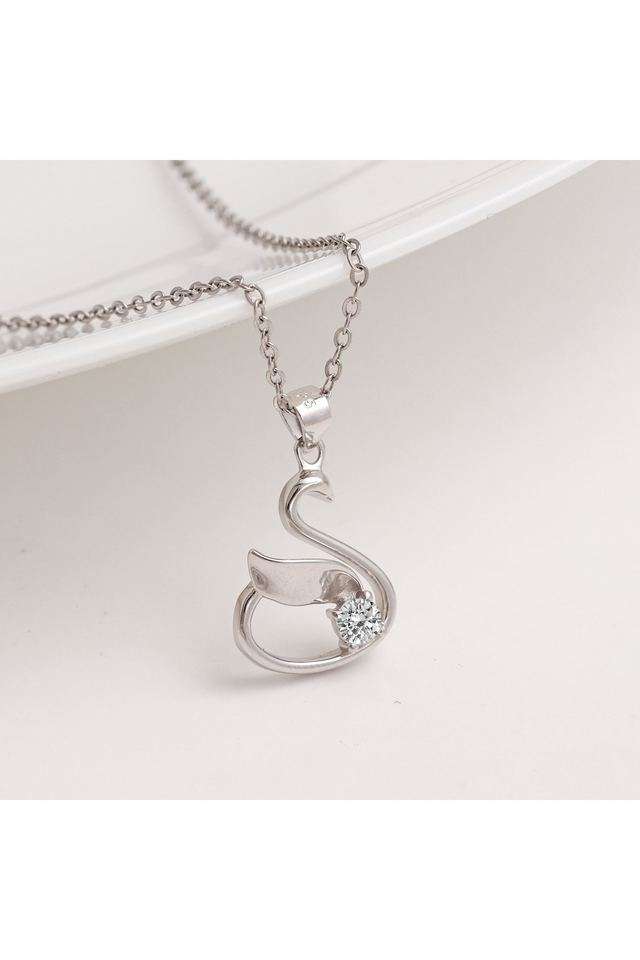Valentines-Silver-Women-s-Fish-Hook-Clasp-Pendant