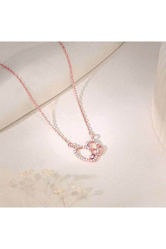 Rose-Gold-Twin-Heart-Necklace
