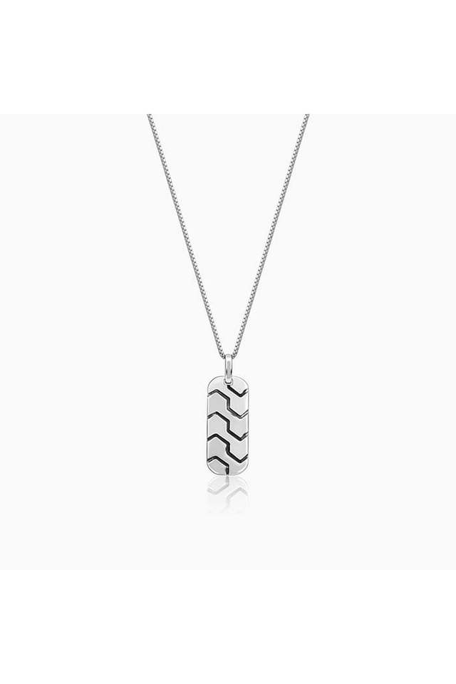 Oxidised-Silver-Humble-Pendant-With-Box-Chain-For-Him