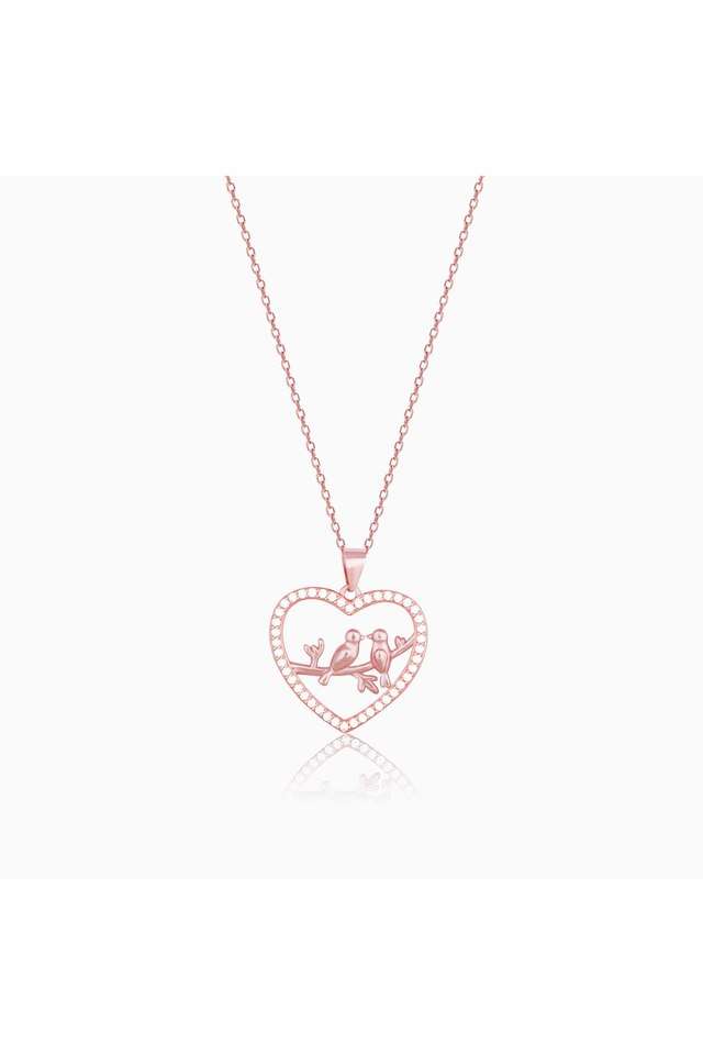 Rose-Gold-Love-Birds-Pendant-With-Link-Chain