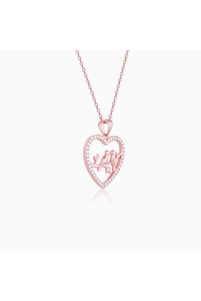 Rose-Gold-Love-Birds-Pendant-With-Link-Chain