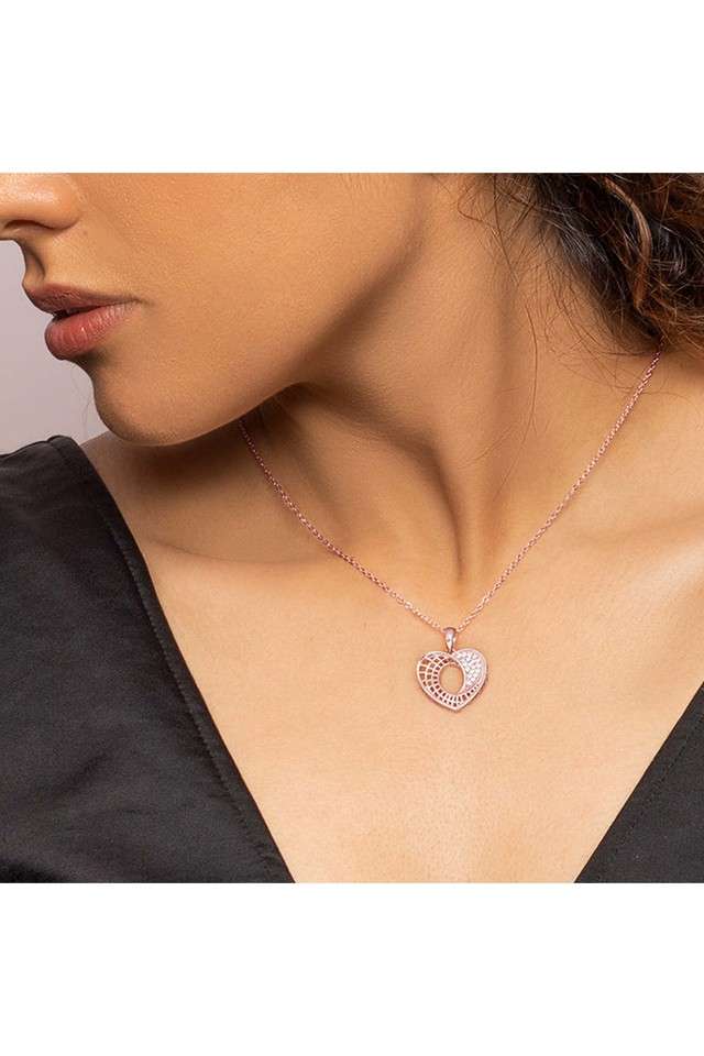 925-Sterling-Silver-Zircon-Stone-Womens-Western-Wear-Pendant